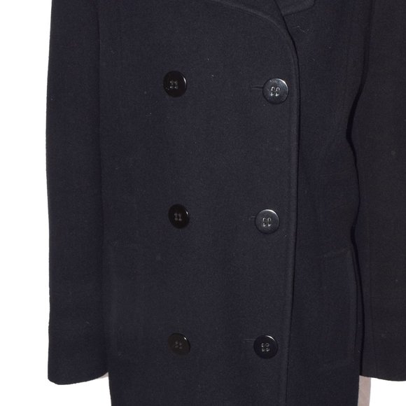 Vintage Calvin Klein Pea Coat Wool Size XL - Picture 5 of 7
